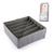 Caixa organizadora c/ 6 divisorias 32x32x12cm d0577 dolce home Cinza