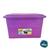 Caixa organizadora colorida com tampa, trava e empilhavel - 70 litros - 904 ROXO