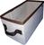 Caixa organizadora de Tecido OrganiBox   c/ Alça de 14x14x28cm  Marrom