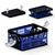 Caixa Organizadora Retratil Dobravel Empilhavel Ideal para Organizar Armarios Garagem Lavanderia Quartinho 45L 30Kg  Azul