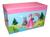 Caixa Organizadora Rígida Infantil para brinquedos Pufe CA20005 rosa-princesa