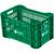 Caixa Plástica Agrícola Multiuso Vazada Super Leve 50,5 Litros CP 31 TAS Verde