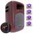 Caixa Som Ativa Bi Amplificada Shutt 480w RMS Bluetooth USB SD Entrada P10 Rádio LED Retorno Ambient Roxo