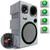 Caixa Som Bob Igreja Amplificada Shutt 600w RMS Woofer 12 Pol Xplode Bluetooth USB P10 LED Completa Verde