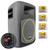 Caixa Som Shutt Ativa Bivolt 480W Bluetooth USB Subwoofer Connect 12 Pol + Driver Titanium LED Amarelo