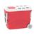Caixa Térmica Cooler Tropical 50 Litros com Rodas Bebidas e Alimentos - Soprano Vermelho
