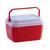 Caixa Térmica Elegante Organizador De Bebidas 6 Litros Cooler Temperatura Perfeita Praia Com Alça Vermelho