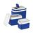 Caixa Térmica Kit Com 3 Coolers 5L 12L 32L Soprano Azul