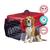 Caixa transporte 4 cães cachorros gatos plástico resistente Vermelho