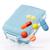 Caixinha De Remedio Comprimido Vitamina Com 8 Compartimentos Azul