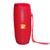 Caixinha De Som Portátil Bluetooth Usb Cartão Sd Auxiliar P2 XDG157 Vermelho