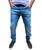Calça basica jeans e sarja masculina c/elastano skinny otima qualidade Jeans claro