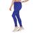 Calça Básica Sem Costura Adulto Selene Legging Fitness Academia Feminino Azul