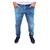 Calça Branca Masculina Sarja Basica jeans com elastano Jeans marmorizada