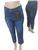 Calça Capri  Jeans  FEMININA Muito Mais Jeans Azul marinho jeans
