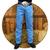Calça country tradicional rodeio top cowboy texana pura raça Azul claro
