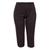 Calça Feminina Corsário Helanca Capri Lisa Elástico Senhora Preto