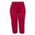 Calça Feminina Corsário Helanca Capri Lisa Elástico Senhora Vermelho