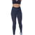 Calça Feminina Legging Leg Fitness Fit Com Tamanhos Plus P Ao EG3 Para Academia Corrida Dança Marinho