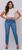 Calça Feminina  Mom Jeans Claro Basica Azul clara