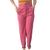 Calca Feminina Pantalona Moletom Moletinho Lanzinha Wide Leg Rosa, Pink