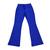 Calça Feminina Social Tecido Bengaline Confortável Flare P ao G4 Plus Size Azul bic