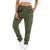 Calça Feminina Soft Peluciada Básica de Frio Plush Bouclê Slim 10524A Verde