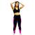 Calça Fuso de Suplex de Poliamida DA Modas cós Alto Academia Fitness Ginastica Pink