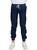 Calça infantil Juvenil Jogger Sarja Jeans Com Elástico Punho Menino Jogger infantil jeans escuro
