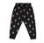 Calça Infantil Masculino Moletom Pelúciado Kyly Preto guaxinim