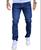 Calça Jeans Claro Com Lycra Skinny Linha Premium Slim Fit Jeans escuro