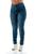 Calça Jeans Feminina Arauto Hot Pants Bolso Redondo Azul