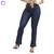 Calça Jeans Feminina Cintura Alta Com Lycra Flare Capri Ciga Mod4