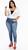 Calça jeans feminina skinny plus size biotipo Azul