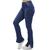 Calça Jeans Flare Detalhe na Barra Feminina Biotipo Jeans azul