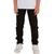 Calça Jeans Infantil Juvenil Skinny Criança Menino Preto