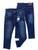 calça jeans infantil menino clara com elastano de 4 a 8 anos Azul aço