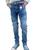 calça jeans juvenil masculino menino skinny com lycra de 10 a 16 anos Jeans, Claro