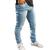 Calça jeans masculina básica moda casual com elástano lycra direto da fábrica skinny slim Clara