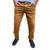 Calça jeans masculina basica slim reto sarja ou jeans com elastano lançamento Caramelo