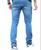 Calça jeans masculina bege sarja tradicional skinny slim lançamento 2024 Jeans medio tra