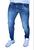 calça jeans masculina slim caqui com lycra sarja com 4  bolso tradicional todas em sarja ou jeans Jeans medio tra
