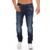 Calça Jeans Masculina Slim Fit Lycra Extra Confort Elastano Cores Escura