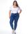 Calça Jeans Plus Size Skinny 46 ao 54 - Razon - 1486 Jeans