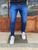 Calça Jeans Preto Masculino Skinny com Elastano Jeans médio