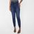 Calça Jeans Skinny Cambos Cropped Com Push Up Feminina Azul