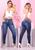 Calça jeans skinny elegante premium levanta bumbum Flexpin use