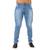 Calça Jeans Skinny Masculina Corte Reto Slim Lavagem Clara Com Lycra Com Bolsos Jeans