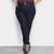 Calça Jeans Xtra Charm Plus Size Skinny + Cinta Modeladora Feminina Azul escuro