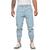 Calça Jogger Jeans Masculina Delave Azul Claro Azul claro